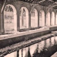L'ancien lavoir en 1877 CPA
