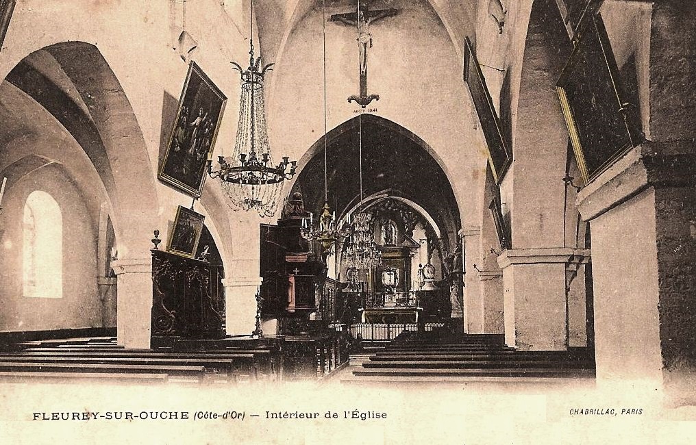 Fleurey-sur-Ouche (Côte d'Or) L'église CPA