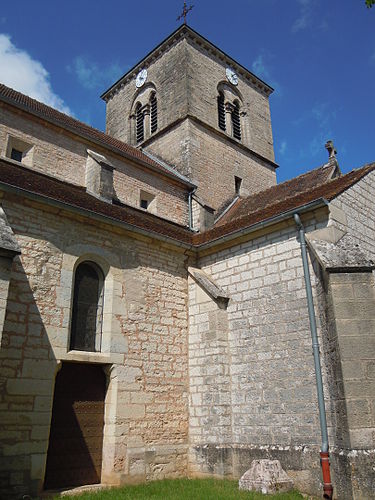 Fleurey-sur-Ouche (Côte d'Or) L'église Saint-Jean-Baptiste