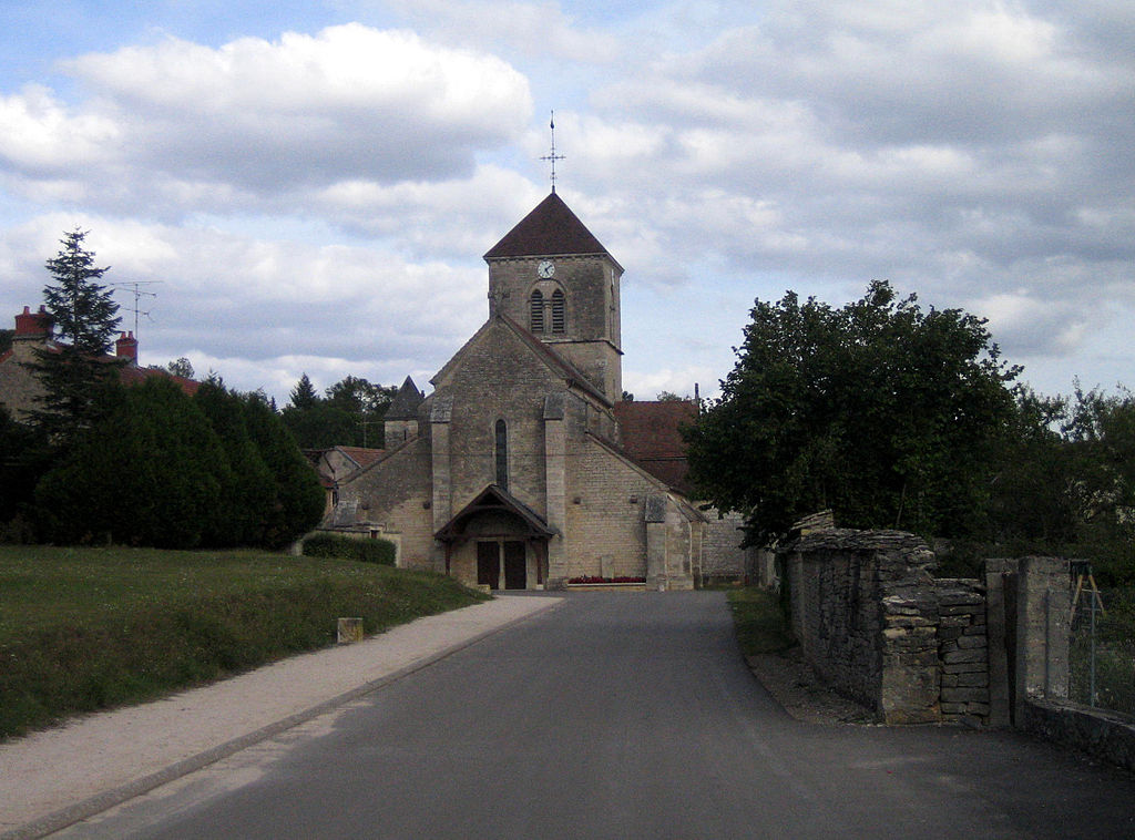 Fleurey-sur-Ouche (Côte d'Or) L'église Saint-Jean-Baptiste