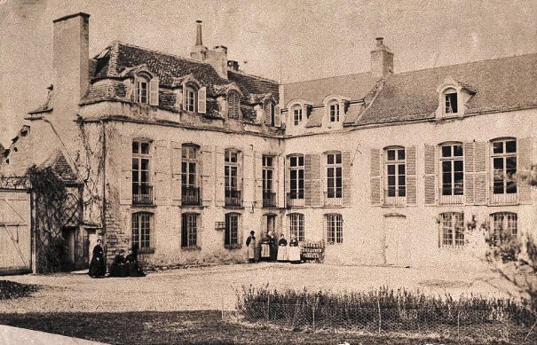 Fleurey-sur-Ouche (Côte d'Or) Le château Perard en 1880