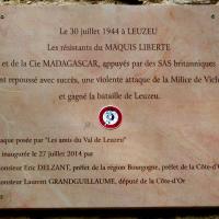 Le Leuzeu, plaque 1944