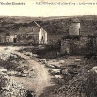 Le Moulin des Roches et le moulin à vent CPA
