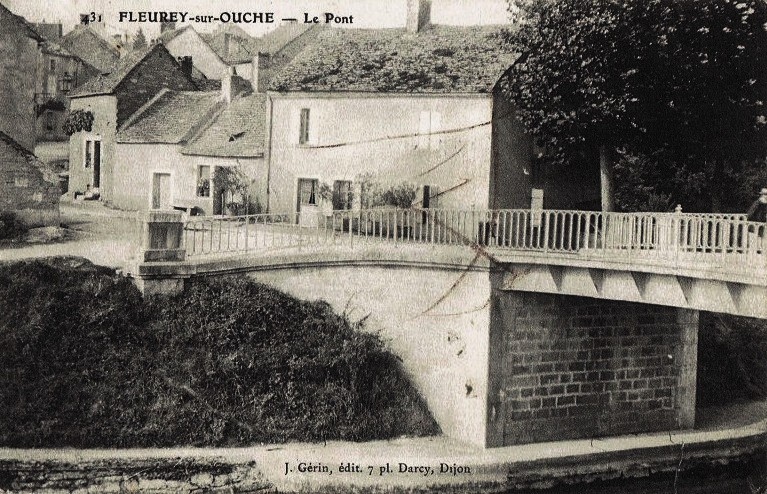 Fleurey-sur-Ouche (Côte d'Or) Le pont CPA