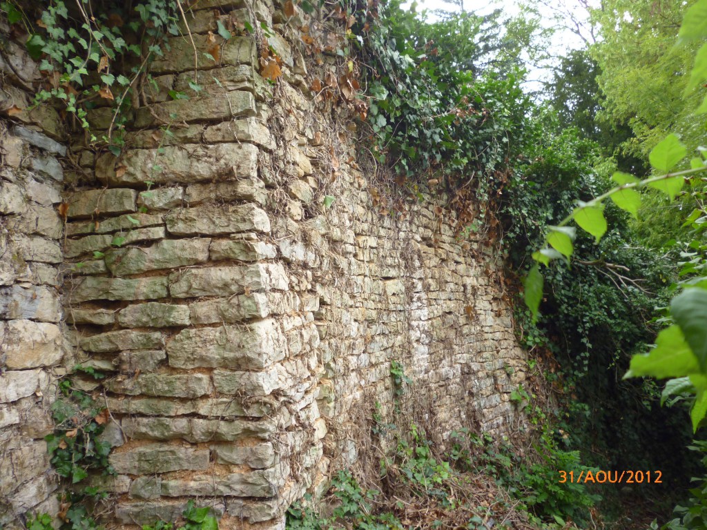 Fleurey-sur-Ouche (Côte d'Or) Vestiges des anciennes murailles