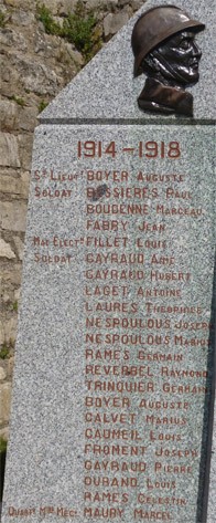 Le monuments aux morts 1914/1918