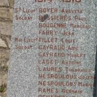 Le monuments aux morts 1914/1918