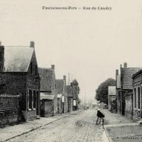 Fontaine au pire 59 la rue de caudry cpa