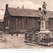 Fontaine au pire 59 le monument aux morts cpa