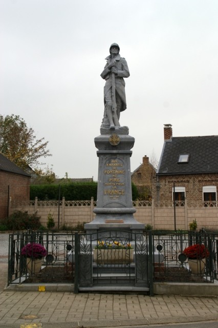 Fontaine au pire 59 le monument aux morts