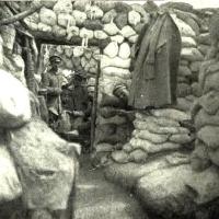 Fontaine-en-Dormois (51) 1914-1918, une tranchée allemande CPA