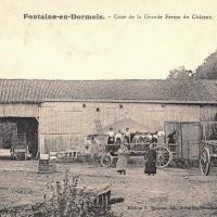 Fontaine-en-Dormois (51) La grande ferme du château CPA