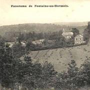 Fontaine-en-Dormois (51) Vue générale CPA