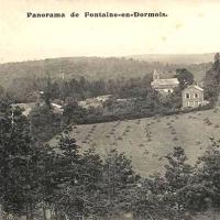 Fontaine-en-Dormois (51) Vue générale CPA