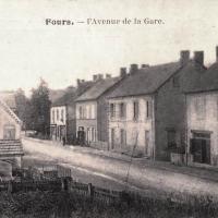 L'avenue de la gare CPA