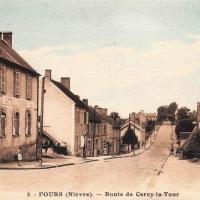 La route de Cercy CPA