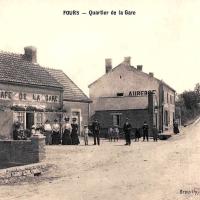 Le café de la gare CPA