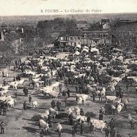 Le champ de foire CPA