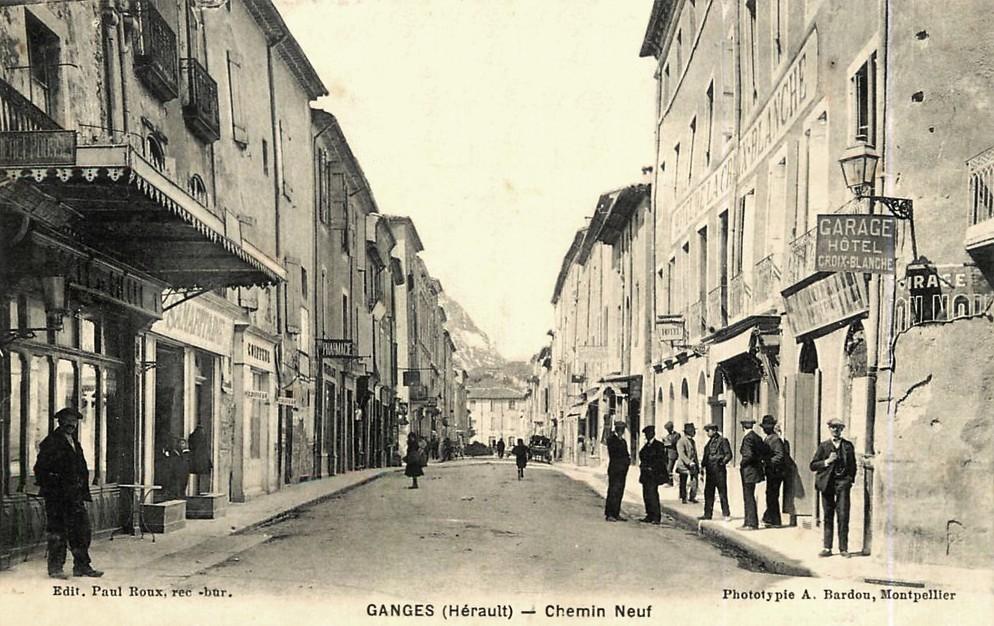 Ganges (Hérault) L'hôtel de la Croix blanche CPA