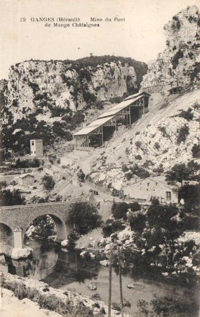Ganges (Hérault) La mine CPA