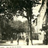 Rue du jeu de ballon, cpa