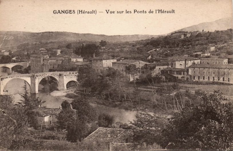 Ganges (Hérault) Les ponts CPA 