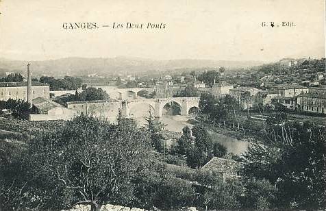 Ganges (Hérault) Les ponts CPA