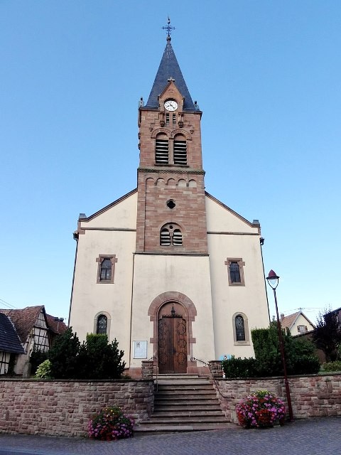 Gingsheim 67 l'eglise saint nicolas