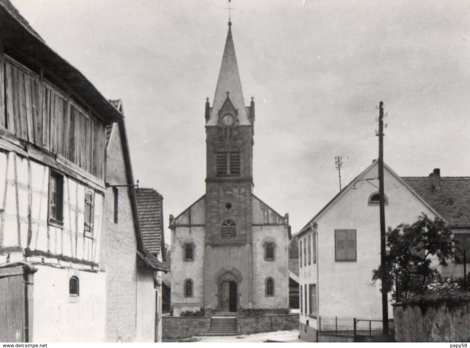 Gingsheim 67 l eglise saint nicolas cpa