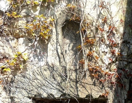 Gissac aveyron niche votive au presbytere