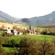 Gissac aveyron vue panoramique de la chapelle