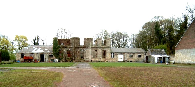 Gouy (Aisne) Ruines de l'abbaye du Mont Saint Martin