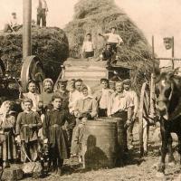 Gouy (Aisne) CPA Aux champs en 1925