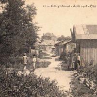 Gouy (Aisne) CPA Cité de la prairie 1923