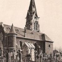 Gouy (Aisne) CPA Eglise Saint Médart
