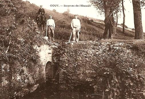 Gouy (Aisne) CPA L'Escaut