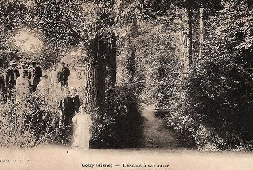 Gouy (Aisne) CPA L'Escaut