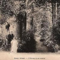 Gouy (Aisne) CPA L'Escaut