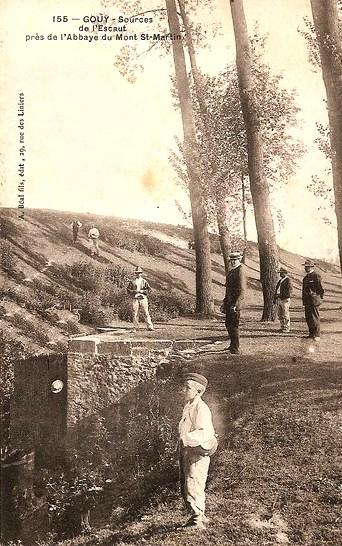 Gouy (Aisne) CPA L'Escaut