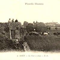 Gouy (Aisne) CPA four à chaux 1904