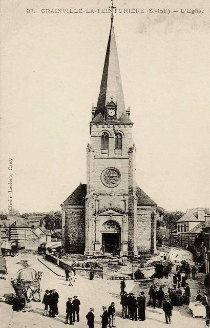 Grainville la teinturiere seine maritime l eglise cpa