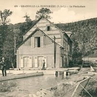 Grainville la teinturiere seine maritime pisciculture cpa