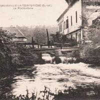 Grainville la teinturiere seine maritime pisciculture cpa