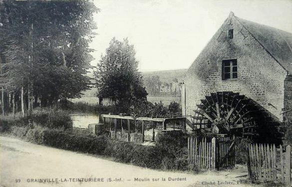 Grainville la teinturiere seine maritime un moulin cpa