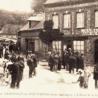 Grainville la teinturiere seine maritime une foire cpa
