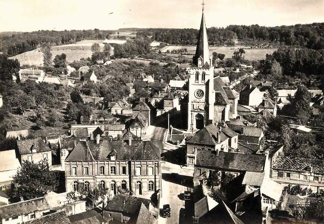 Grainville la teinturiere seine maritime vue generale cpa