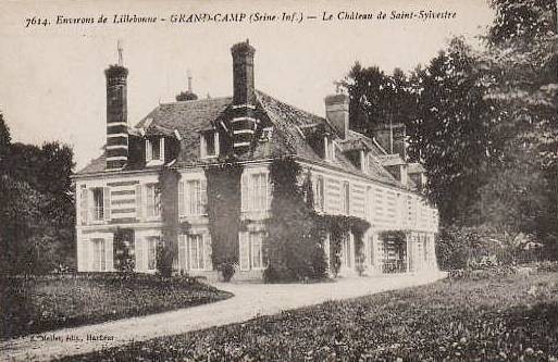 Grand camp seine maritime chateau de saint sylvestre cpa