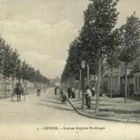 Guines pas de calais l avenue auguste boulanger cpa