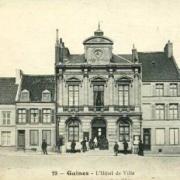 Guines pas de calais l hotel de ville cpa