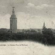 Guines pas de calais la tour de l horloge cpa